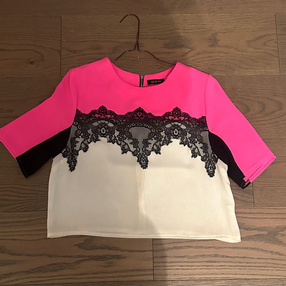 DO+BE Vibrant Pink Top